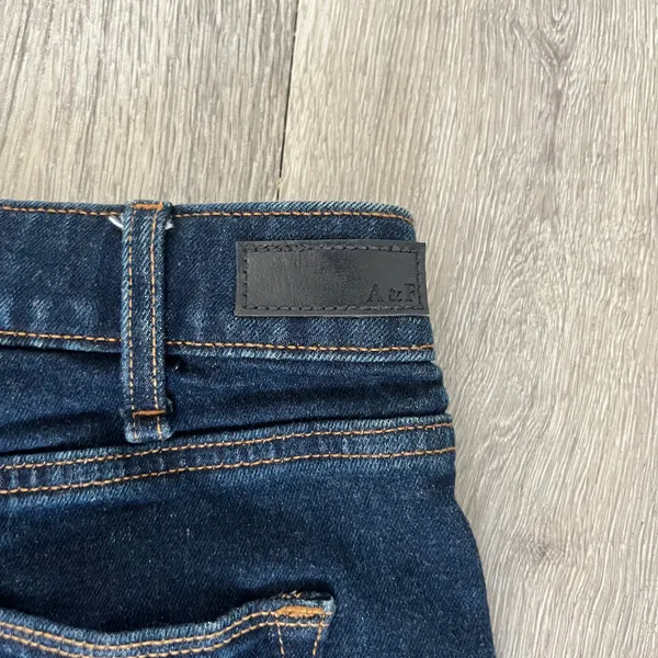 Abercrombie and Fitch high rise ankle flare dark jeans size 25 0 - Image 5