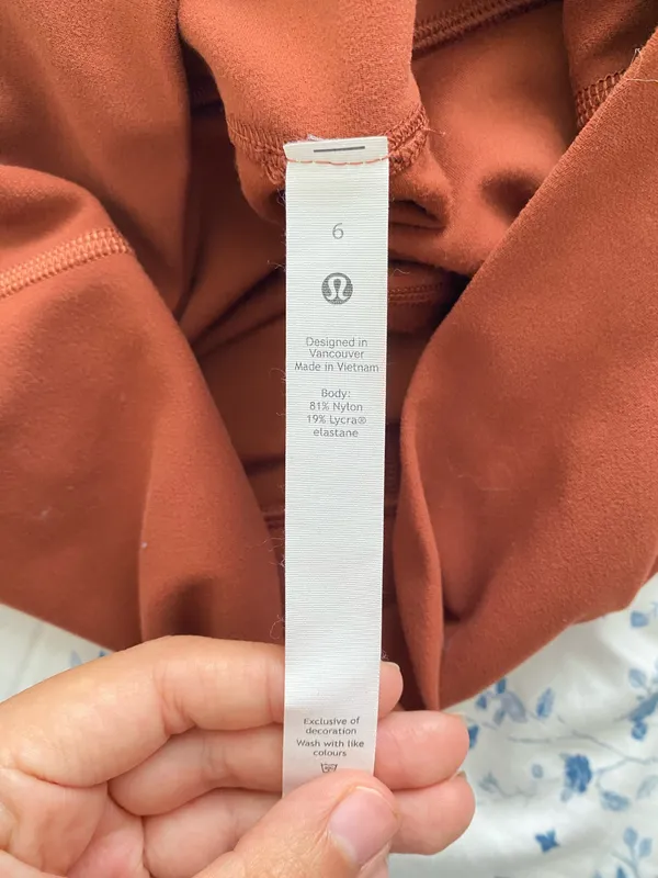 lululemon dark terracotta align short - Image 4