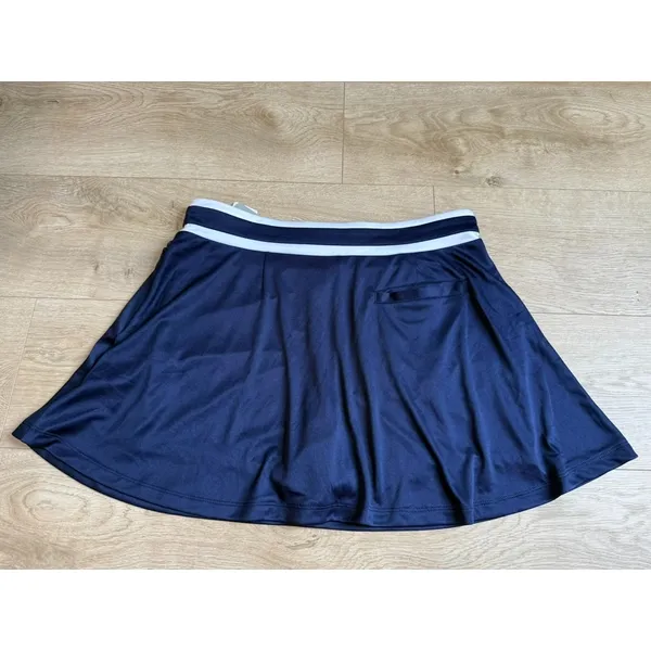 NWT PGA TOUR womens golf skort blue white UPF50 tennis outdoors flowy size M - Image 2