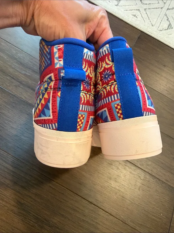 Adidas FARM Rio x Bravada 2.0 Platform Mid Skateboard Patchwork Quilt 7.5 - C65 - Image 4