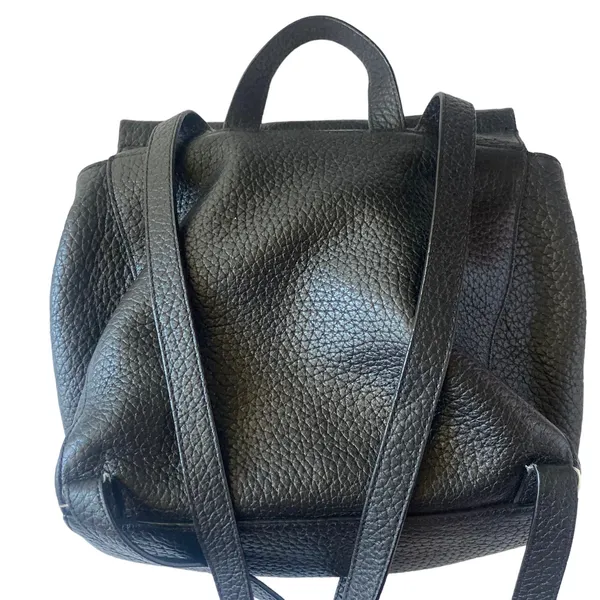 Kate Spade Jamison Everett Way Black Pebbled Leather Backpack - Image 6