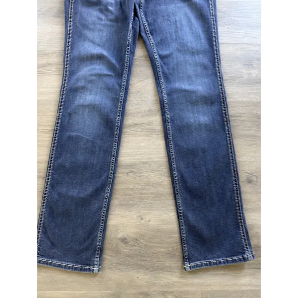Ariat Rebar Women's Perfect Rise Straight Western Rodeo Denim Jeans Size 29R - Image 2