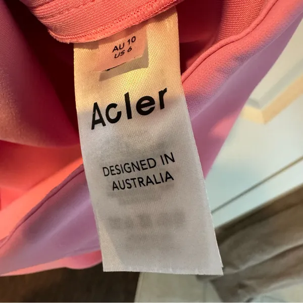 Worn Once! Acler Hewton Pink Pin-Tuck Mini Dress | Size 6 - Image 7