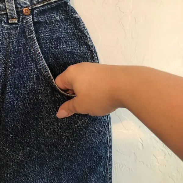Lee Vintage Acid Washed 80’s 90’s High‎ Rise Denim Skirt - Image 3