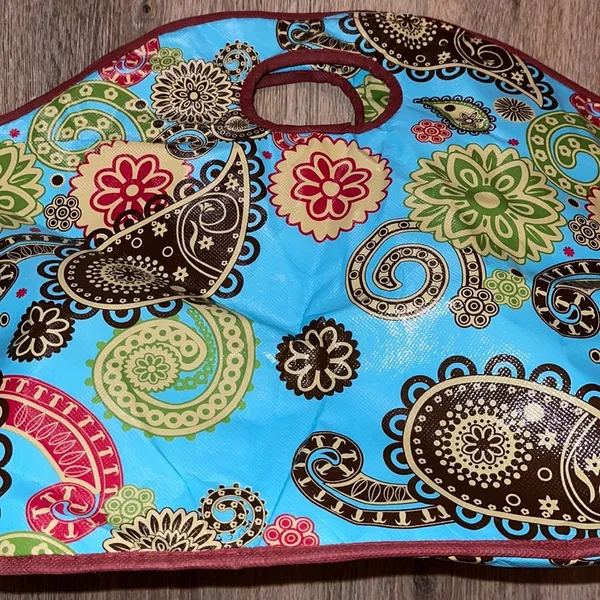 Insulated Tote Bag Blue - Image 5