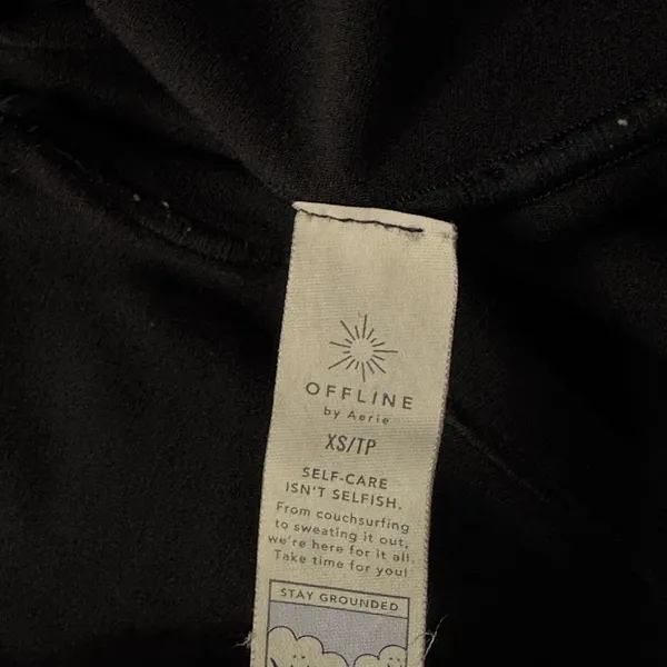 Offline by Aerie X-Small 7/8 Leggings Real Me Low-Rise Stretch Soft Crossover - Image 5