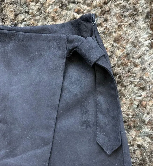 ZARA suede skort in black - Image 2