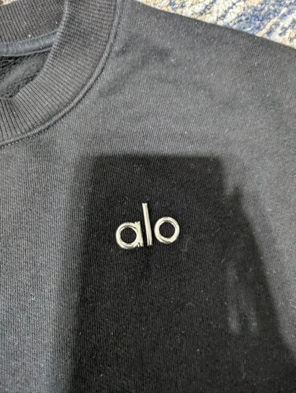 Alo Yoga Accolade Crew Neck Sweater Size XS - Image 4