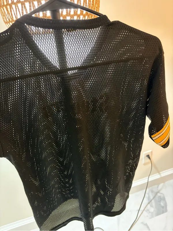 Steelers Black Mesh Jersey Top - Image 5