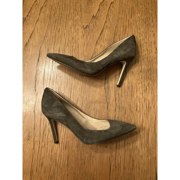 Sam Edelman Gray Suede Pointed Toe Stiletto Pump US 7.5 - Image 6