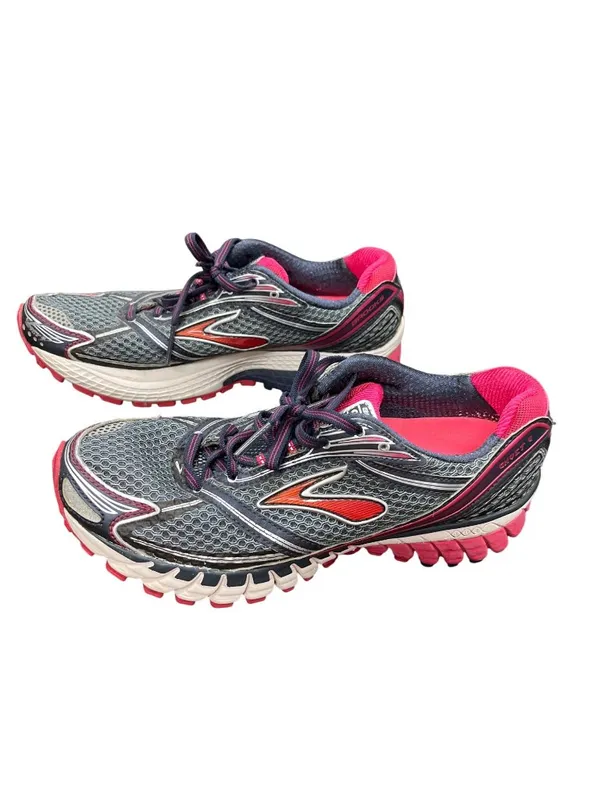 Brooks Ghost 6 wms black red walking running sneakers sz 8.5B SKU 10-705 - Image 4