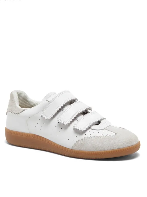 New In Box Silent D Leather Seena Sneakers White Size 6.5 Retail $150.00 - Image 2