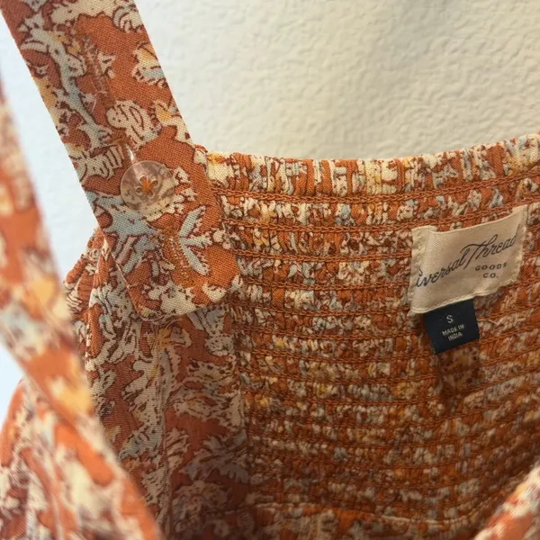 Universal Thread Paisley Jumpsuit • Boho Crepe One-Piece • NWT Size Small - Image 9