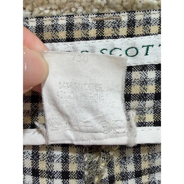 Lyle & Scott Plaid Pleated Shorts‎ Cuffed Golf Tennis Old Money Scotland Pockets - Image 12