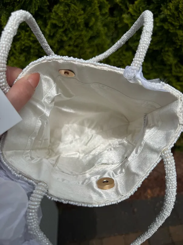 Viral beaded sweet bag White - Image 6