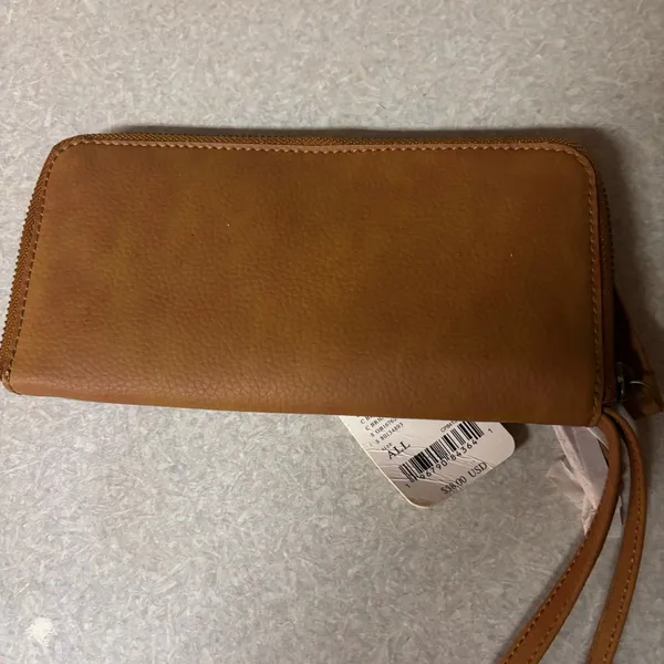 NEW Free People Faux Leather Preppy Coastal Western Fisherman Boho Wristlet - Image 5