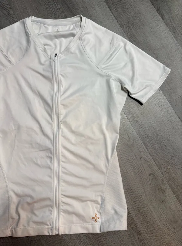 Tommie copper zip up compression shirt White Size XL - Image 2
