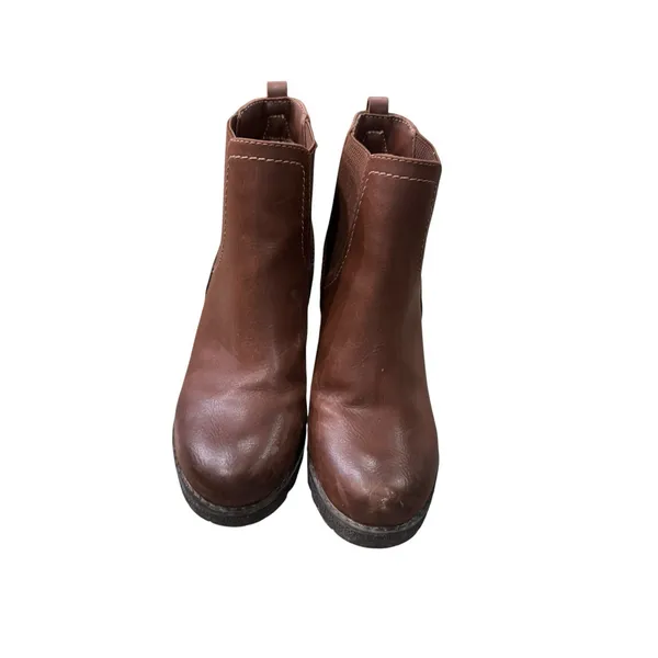 Eastland Tamara Women's 8.5 Black Leather Chelsea Boots Slip On Ankle Classic - Image 3