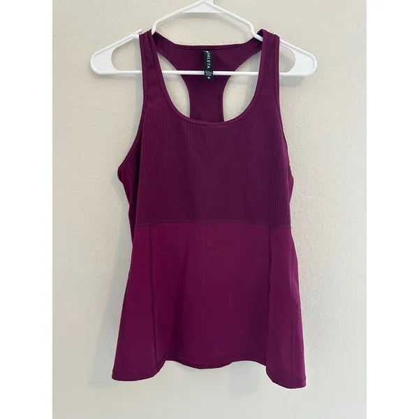 Athleta Vitality Rib Tank Magenta Medium - Image 4