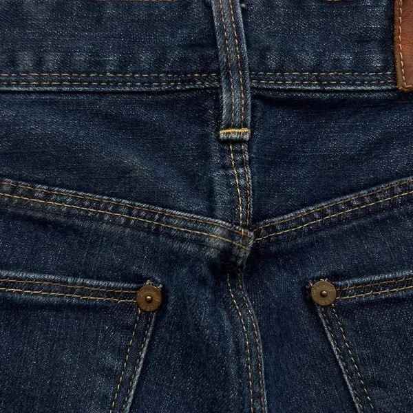 Madewell Super Low Rise Slim Cropped Jeans with Side Zip in Dark Wash size 24 - Image 9