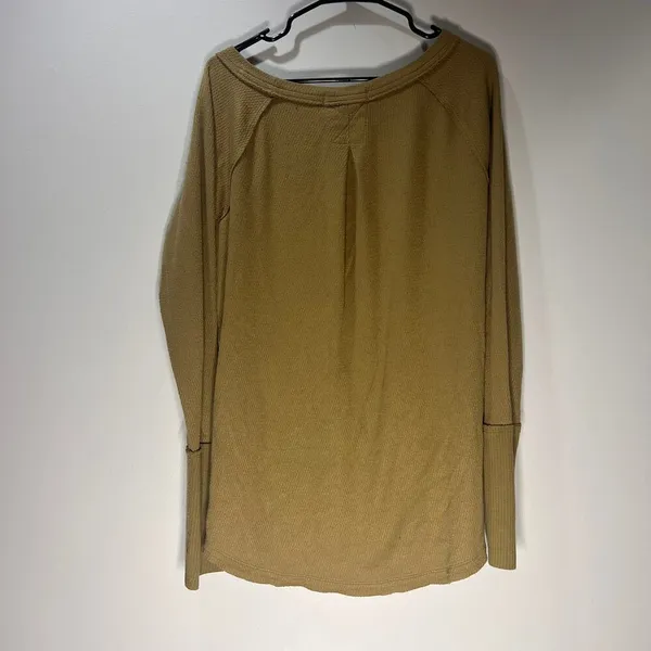 We The Free Women's Snowy Thermal Tee Size XL Green Long Sleeve Tunic - Image 6