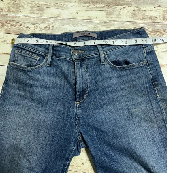 Joe's Jeans Cuffed Straight Leg Women's Size 28 Blue Denim - Image 7
