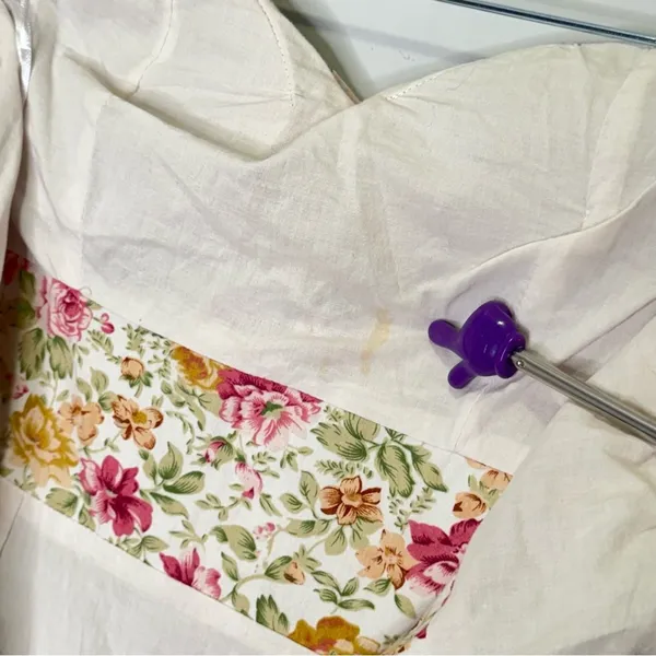 🍁 Minuet Cottagecore Floral Boho Strapeless Mini Party Cocktail Dress‎ Small - Image 14