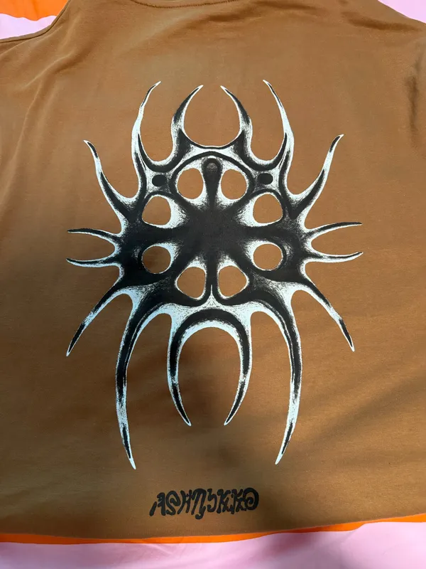 Ashnikko Weedkiller Tour Sweatshirt Brown Size XXL - Image 2