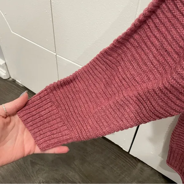 NWT Sonoma Pink Crew Neck Sweater - Image 3