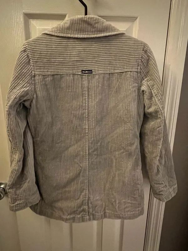 Vintage Blue Asphalt Corduroy Jacket Gray - Image 8