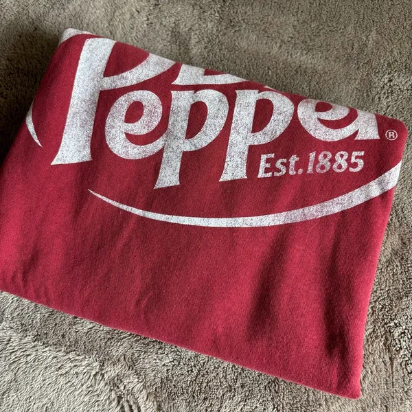 Dr Pepper Sweatshirt Red - Image 6