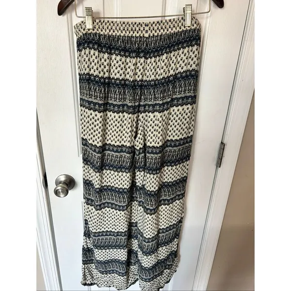American eagle Wide Leg Printed Pants S Boho - Image 4