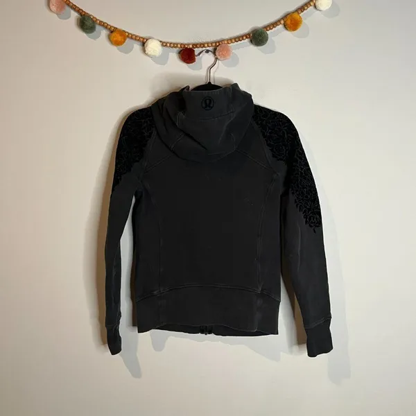 Lululemon Scuba Hoodie Light Cotton Fleece (Floral Flock) - Image 6