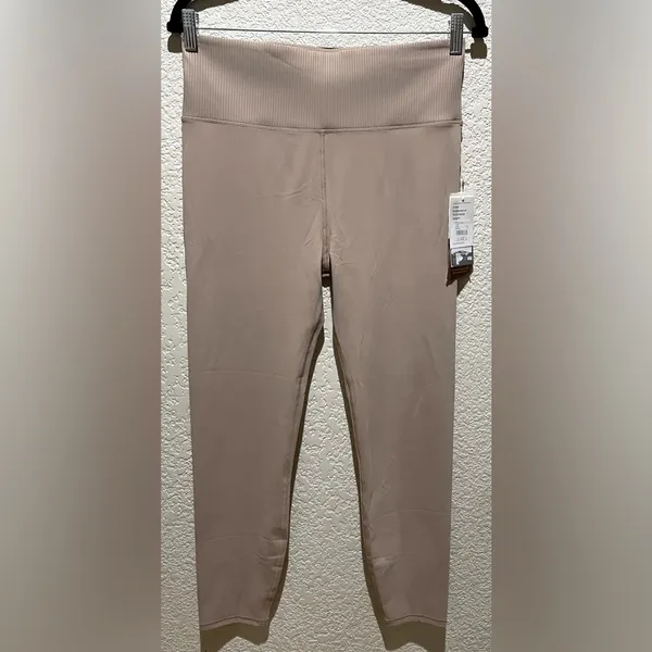 Vuori NWT Rib Studio High-Waisted Leggings Coconut Size M - Image 5