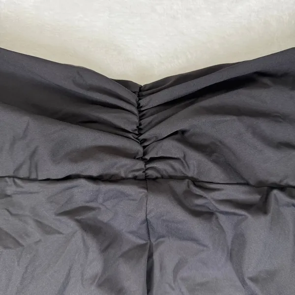 SKIMS Swim Twist Front Skirt Onyx Black‎ Plus Size 3X Faux Wrap Cover Up Skirt - Image 9