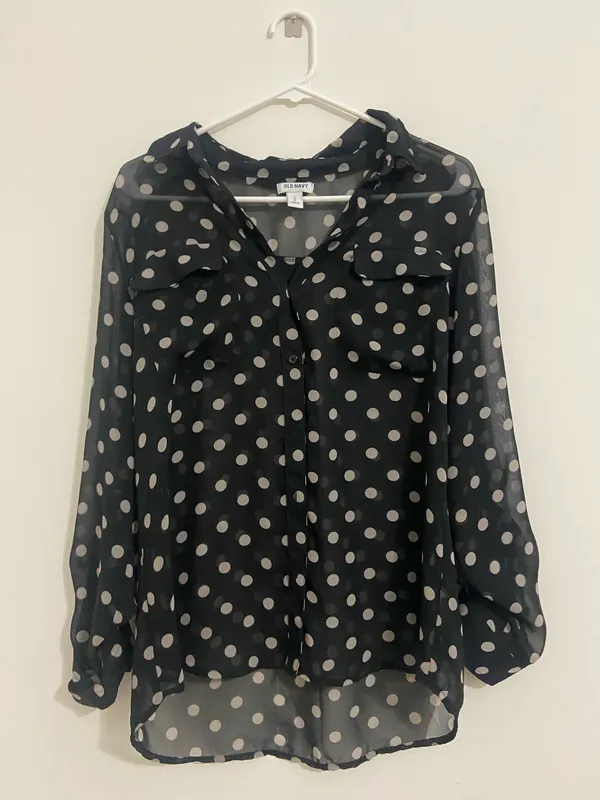 Button-Up Old Navy Polka Dot - Image 2