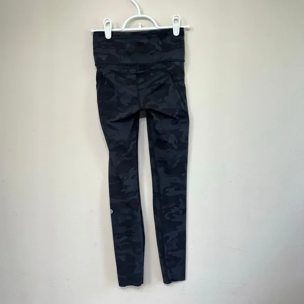 Lululemon Fast and Free High Rise Leggings Camo 2 Women - Image 7