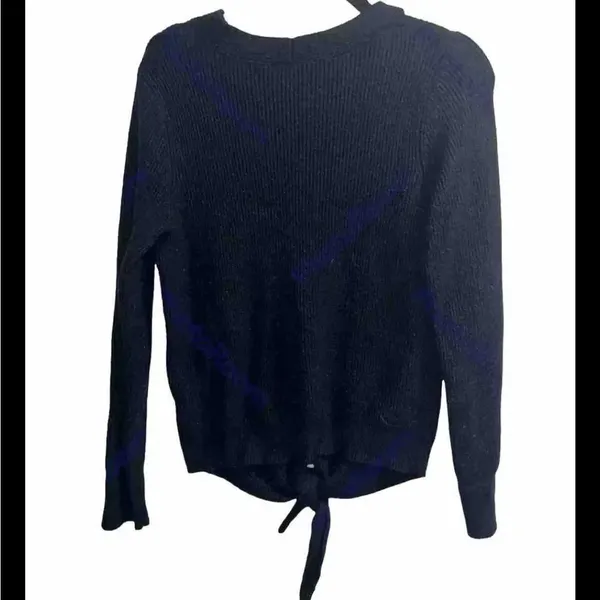 ✨Anthro Moth Rocio Ribbed Tie Front Sz XL Sweater✨ - Image 5