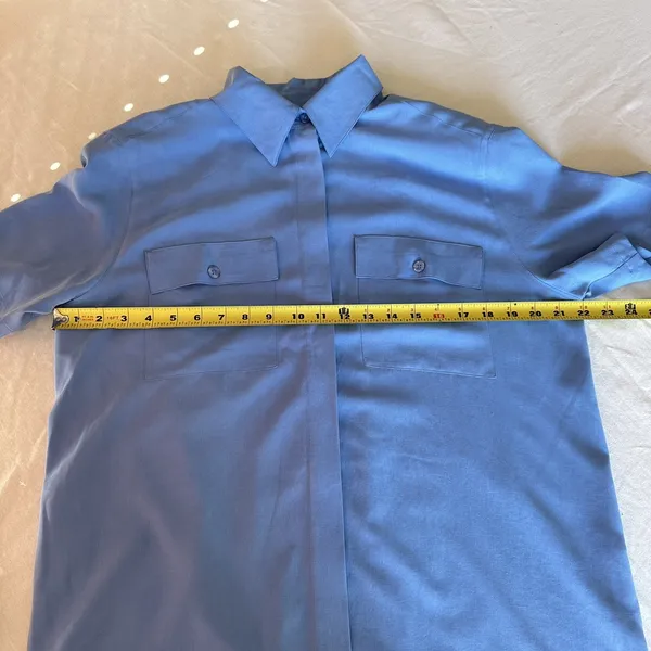 Vintage 100% Silk Short Sleeve Camp Shirt Christie & Jill Blouse Coastal Granny - Image 13
