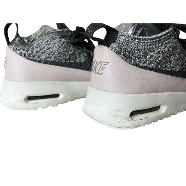 Nike‎ Max Air Thea Ultra Flynet Oreo Sneaker 7 Sock-like Fit Comfort Black Pink - Image 5