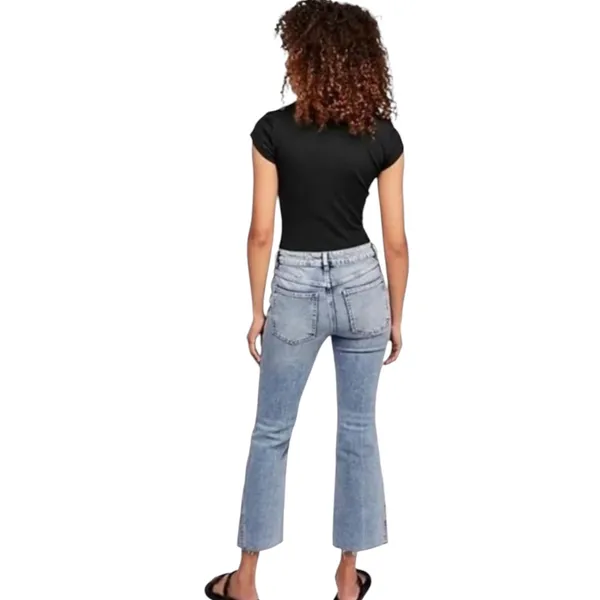 Free People We The Free Rita Kick Crop Flare Jeans 27 - Image 3