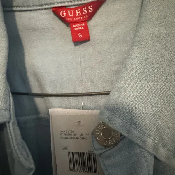 Guess Light Blue Denim Dress - Image 2