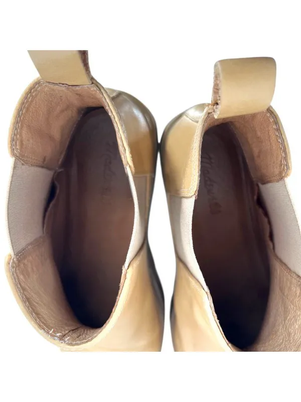 Madewell Mariam Chelsea Boot Tan Leather Womens Size 10.5 Gorpcore Utility - Image 10