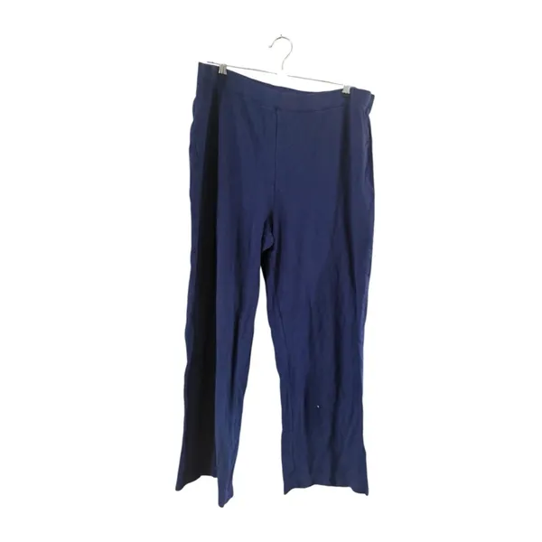 Women's Appleseed's Navy Wide Leg Pants L - Image 2