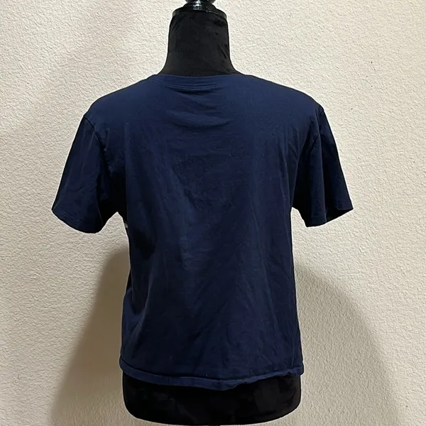 Hollister Navy Blue Striped Shirt - Image 2