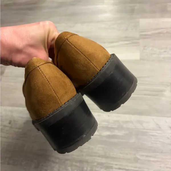 Marc Fisher Tan Suede Loafers - Image 4