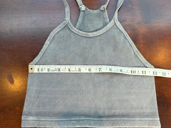 Intimately Free People Lilac Ribbed Seamless Halter Crop Top Bralette Size Small - Image 6