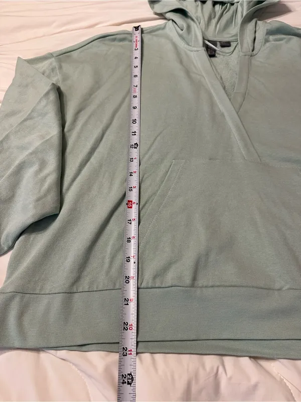 Sweaty Betty After Class Relaxed V-Neck Hoodie Sweatshirt - Size 12 - Image 12