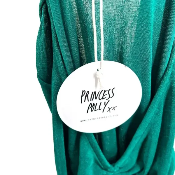 Princess Polly Kylie Mini Dress‎ Forest Green Cut-Out Ruched Bodycon Size US 8 - Image 10