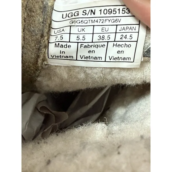 UGG Blayre II Suede Shearling Boots Womens 7.5 Brown Buckle Ankle Boot 1095153 - Image 12